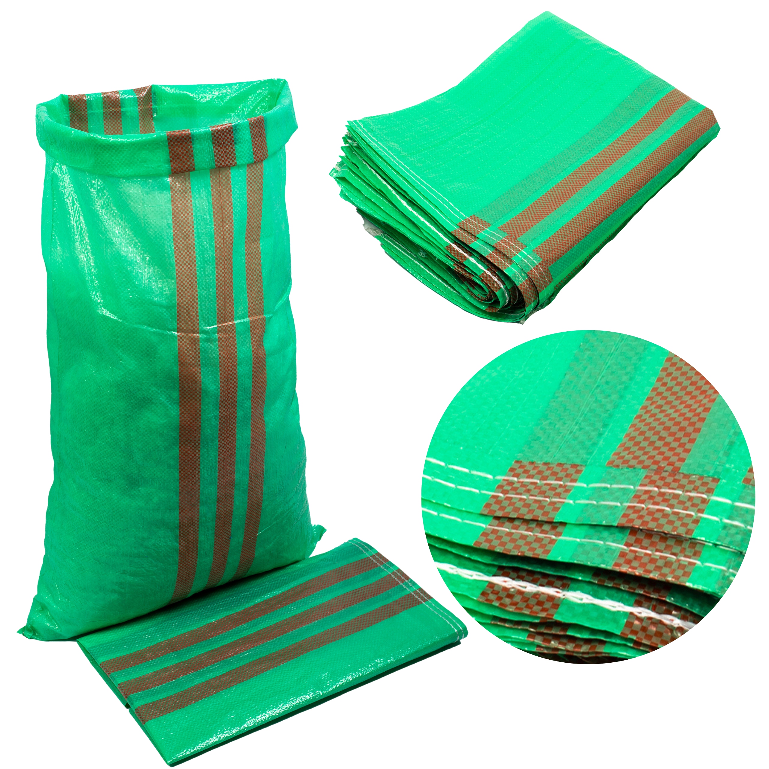 VRECKÁ NA PÍLKU SUŤ OBILA 50KG 1KS ZELENÁ